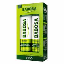 Kit Shampoo 800ml e Condicionador 750ml Tratamento Babosa Eico