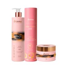 Kit Shampoo Afro, Gel Creme Cachos e Proteína Capilar Infinity Dhonna Limpeza, Definição e Umectação Kit Shampoo Afro, Gel Creme Cachos e Proteína Capilar Infinity Dhonna Limpeza, Definição e Umectação