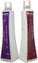 Kit Shampoo Algas 500ml Cond Extra Brilho 500ml Midori