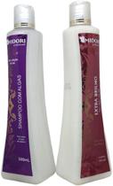 Kit Shampoo Algas 500Ml Cond Extra Brilho 500Ml Midori