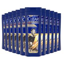 Kit Shampoo Anticaspa Clear Sports Men Limpeza Profunda 400ml 12 Unidades