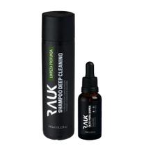 Kit Shampoo Anticaspa e Óleo para Barba Hidratação Masculino Rauk Kit Shampoo Anticaspa e Óleo para Barba Hidratação Masculino Rauk