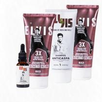 Kit Shampoo Anticaspa, Óleo, 2 Sabonete Íntimo Elvis Presley