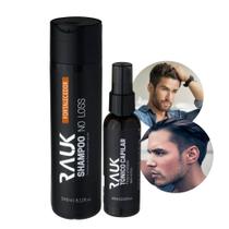 Kit Shampoo Antiqueda 240ml e Tônico Fortalecedor Masculino 60ml Rauk