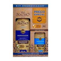 Kit Shampoo Antiqueda Tío Nacho Engrossador 415ml + Condicionador 200ml Kit Shampoo Antiqueda Tío Nacho Engrossador 415ml + Condicionador 200ml