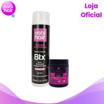 Kit Shampoo Antiresíduo + BTX Tradicional Natuhair 100g