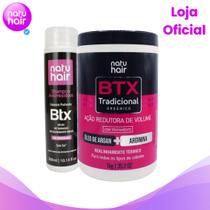 Kit Shampoo Antirresíduos + BTX Tradicional NatuHair 1 KG