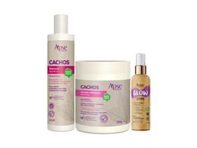 Kit Shampoo Ativador Cachos 500g e Glow Máscara em Spray Apice Kit Shampoo Ativador Cachos 500g e Glow Máscara em Spray Apice