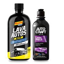 Kit Shampoo Automotivo + Pneu Pretinho