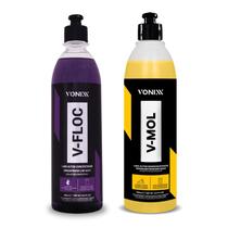Kit Shampoo Automotivo Sujeira Pesada V-Mol e V-Floc 500ml Kit Shampoo Automotivo Sujeira Pesada V-Mol e V-Floc 500ml