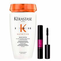 Kit Shampoo Bain Satin Kerastase Nutritive + Máscara de Cílios Lancôme