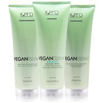 Kit Shampoo Balance 240ml Condicionador 230g Acidificante 230g Veganíssima Kpro