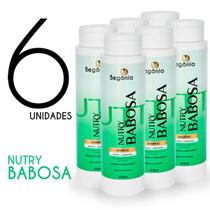 KIT Shampoo Begonia Nutry Babosa 400ml 6 Unds