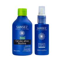 Kit Shampoo Biotina + Tônico Capilar Sansez Hair