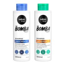 Kit Shampoo Bomba Original Crescimento + Antiqueda Salon Line - S.O.S Bomba