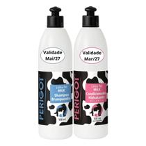 Kit Shampoo Branqueador e Condicionador Melancia 500ml Milk Perigot Kit Shampoo Branqueador e Condicionador Melancia 500ml Milk Perigot