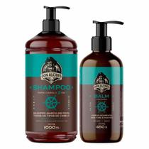 Kit Shampoo Cabelo Balm Barba Grande Calico Jack Don Alcides