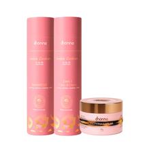 Kit Shampoo Cachos, Gel Creme Cachos e Proteína Capilar Infinity Dhonna Limpeza, Definição e Umectação Kit Shampoo Cachos, Gel Creme Cachos e Proteína Capilar Infinity Dhonna Limpeza, Definição e Umectação