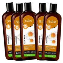 Kit Shampoo Camomila Yabae com 5 unidades de 500ml