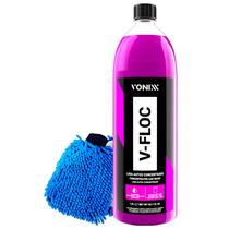 Kit Shampoo Concentrado Vonixx V-floc 1,5l Com Luva Microfibra Kit Shampoo Concentrado Vonixx V-floc 1,5l Com Luva Microfibra