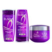 Kit Shampoo + Cond 200ml + Mascara Tratamento Elseve Collagen Lifter L'oréal Kit Shampoo + Cond 200ml + Mascara Tratamento Elseve Collagen Lifter L'oréal