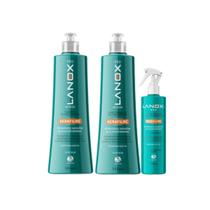 Kit Shampoo + Cond + Carga de Proteção Kerafilme Lanox Pro