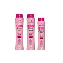 Kit Shampoo Cond Creme de Pentear Leave Desmaia Cabelo