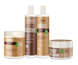 Kit Shampoo, Cond, Creme e Máscara Crespo Apse