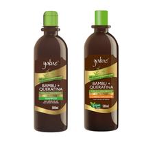 Kit Shampoo Cond Crescimento Bambu Queratina - Yabae