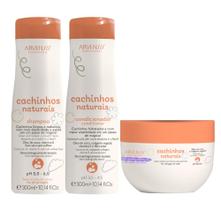 Kit Shampoo, Cond e Geleia Forte Arvensis Cachinhos
