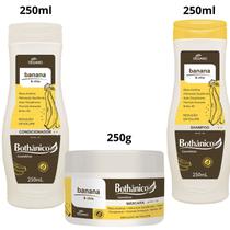 Kit Shampoo Cond E Mascara Banana E Chia Bothânico 250ml