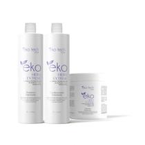 Kit shampoo + cond hidra extreme eko tech 1l + mascara 500g