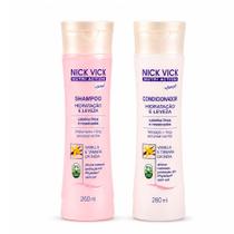 Kit shampoo cond hidratação e leveza nick vick nutri 300ml Kit shampoo cond hidratação e leveza nick vick nutri 300ml