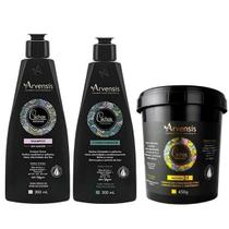 Kit Shampoo + Cond. + Máscara 2X1 Arvensis Cachos Naturais