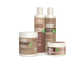 Kit Shampoo, Cond., Máscara E Creme De Pentear Crespo