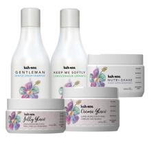 Kit Shampoo, Cond, Nutri-Shake, Creme e Jelly Glacê Kah-Noa Kit Shampoo, Cond, Nutri-Shake, Creme e Jelly Glacê Kah-Noa