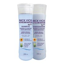 Kit shampoo cond raízes pontas equilibradas nick vick nutri Kit shampoo cond raízes pontas equilibradas nick vick nutri