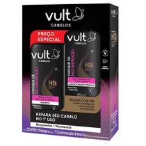 Kit Shampoo + Condi Vult Cabelos Choque de Reconstrução