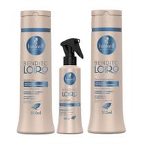 Kit Shampoo Condic e Fluido Proteico Haskell Bendito Loiro Kit Shampoo Condic e Fluido Proteico Haskell Bendito Loiro