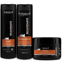 Kit Shampoo Condic e Máscara Rejuvenate Bothânico Antifrizz