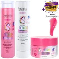 Kit Shampoo, Condicionadior e Máscara Magia De Unicórnio Forever Liss Kit Shampoo, Condicionadior e Máscara Magia De Unicórnio Forever Liss