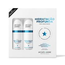 Kit Shampoo + Condicionador 240ml + Máscara Capilar Jacques Janine Hidratação Profunda 80g Kit Shampoo + Condicionador 240ml + Máscara Capilar Jacques Janine Hidratação Profunda 80g