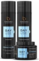 Kit Shampoo Condicionador 250ml Mascara Borabella Hidratação