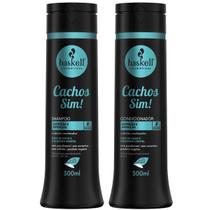 Kit Shampoo Condicionador 300Ml Haskell Cachos Sim