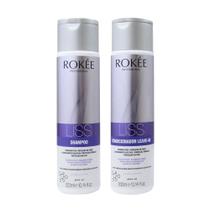 Kit Shampoo + Condicionador 300ml Liss Rokée