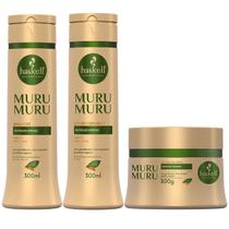 Kit Shampoo Condicionador 300Ml Másc 300Gr Haskell Murumuru
