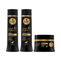 Kit Shampoo Condicionador 300ml Máscara 300g Cavalo Forte Haskell Kit Shampoo Condicionador 300ml Máscara 300g Cavalo Forte Haskell