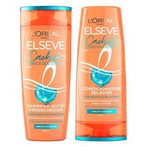 Kit shampoo+condicionador 400ml Elseve Cachos longos dos sonhos