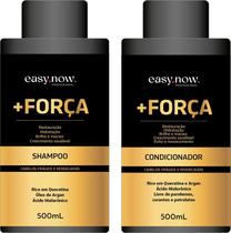 Kit Shampoo Condicionador 500ml Força - Easy Now Kit Shampoo Condicionador 500ml Força - Easy Now
