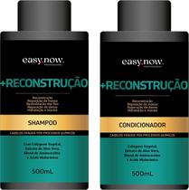 Kit Shampoo Condicionador 500ml Reconstrução - Easy Now